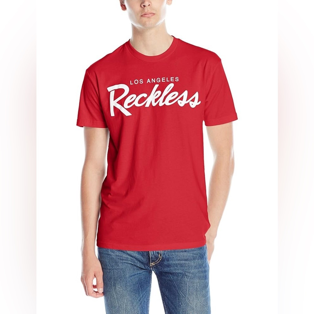 YOUNG & RESTLESS OG RECKLESS TEE - RED SIZE MEDIUM (PREOWNED)